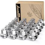 JiiinMiiin Toyota Lexus Lug Nuts M12x1.5, OEM Factory Style Mag Seat Wheel Nuts 20PCS, Silver