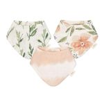 Crane Baby Muslin Bandana Bib Set Parker Collection (Pack of 3, Size 47 x 23 cm)