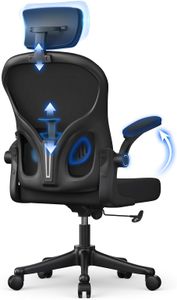 naspaluro Office Chair – Ergonomic Mesh, Black