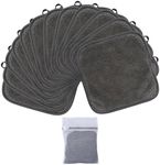 SINLAND Microfiber Makeup Remover Cloth Soft Wash Cloth for Face for All Skin Types Absorbent Reusable Face Cloth 12pack