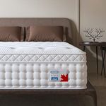 BedStory King Mattress 12 Inch, Medium Firm Hybrid King Size Mattress in a Box, Pocket Coils Spring & Gel Memory Foam Bed Mattress King Size, Matelas King Hybride, Premium Support, Pressure Relief