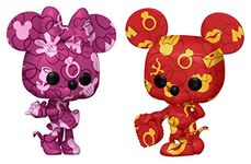 Funko Pop! Artist Series: DTV- Mickey and Minnie, Amazon Exclusive