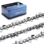 ZENTOP 18-Inch 3 Pack Chainsaw Chain .325" Pitch .050" Gauge 72 Drive Links Wood Cutting Saw Chain for Chainsaw Parts fits Craftsman, Echo, Homelite, Poulan, Remington