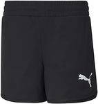 PUMA Girl's Active Shorts, Black, XL