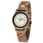 ZEITHOLZ Woman Wood Watch, Wooden Watch, Gifts, Analog Watch, Leuben Collection, 32mm, 100% Natural Wood with Japanese Quartz Movement.