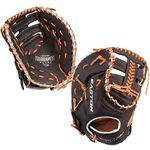 Easton | Tournament Elite Baseball First Base Mitt | Single Post Double Bar Web | 12.5" | Left Hand Throw