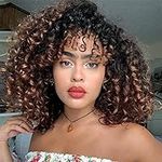 YEAME Curly Wigs for Black Women - 