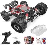 Jetwood x Hyper Go 1:16 RC Cars for Adults Max 42mph, Brushless All Terrain Remote Control Truck, Off Road Hobby Electric Adult Remote Control Car, JC16EP with 2 Batteries & DIY Shell