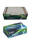 White Leaf MCT Menthol Capsule Tube Click Filtertubes Long Size Full 20 mm Filter Cigarette Tubes - 100 Tubes Per Box