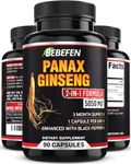 Panax Ginseng Capsules - 5050mg For