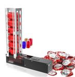 Electric Can Crusher - Automatic Can Crushers, Fills Up To 8 Cans at Once, Adjustable Bracket, Manual/Automatic Dual Mode, Compatible with 160-500ml Cans and 250-350ml Bottles
