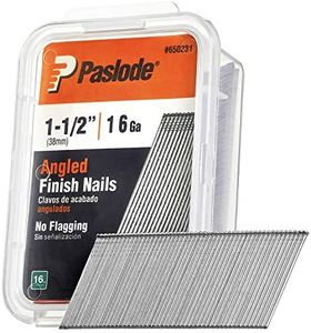 Paslode, Finishing Nail, 650231, 20 Degree Angled Galvanized, 16 Gauge, 2,000 per Box, 1 1/2 inch