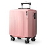 LUGG 15 Inch Vacay Cabin Case - 45x36x20 cm, Airline Approved Carry On Suitcase, ABS Lightweight Suitcase, Water Resistant Hard Suit Case with 360° Spinner Wheels, Carry On Bag with TSA Indent Lock