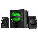 F&D A140X 2.1 Channel Multimedia Speaker (Black) | Wireless Bluetooth Speakers | Subwoofer Satellite Speakers/USB/FM | Home Theatre | Powerful Bass | Speaker for Laptop, Pc & Mobile