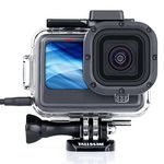 YALLSAME Vlog Case for GoPro Hero 12 11 10 9 Black, Skeleton Housing with 2 Cold Shoe Mount & Battery Side Cover, Dustproof, Anti-Collision, Ideal GoPro Accessories for Vlog Youtube TicToc Recording