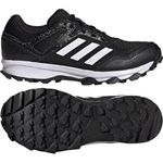 Fabela Rise Hockey Astro Trainer Shoes - Black + Free Sports Innovation Chamois Grip (Numeric_7)