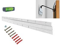 SISI UK® Heavy Duty Picture & Mirror Hanger Z Bar + Easy Level + Fixings (150mm, 300mm,450mm & 1000mm) (150mm (6''))