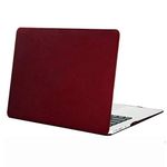 Aavjo, Case Compatible with MacBook Air 13 inch Case (Models: A1369 & A1466, Older Version 2010-2017 Release), Plastic Hard Shell & Keyboard Cover, (Wine Red)