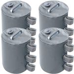 ABCCANOPY Gazebo Water Weights Bag, Portable Leg Weights Water Fillable Weights for Pop up Gazebo Canopy,4 Pcs-Pack (Gray)