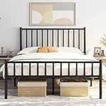 Yaheetech 14 Inch Queen Size Bed Fr