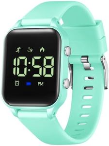 L LAVAREDO Waterproof Kids Digital Watches for Boys Girls,Sport Watch with Pedometer Stopwatch Vibration Alarm for Ages 5-13,No App Fitness Tracker Watch for Kids Teens Birthday