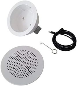 Mount Genie Flush Mount | Built-in Wall or Ceiling Bluetooth Speaker Mount [Newest 2019 Model AUS Compatible] | includes Optional Grill. Award Winning Design (1 Pack)