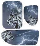 JUST RIDER Bike Body Stickers and Decals kit Stickers for Splendor (Lion)