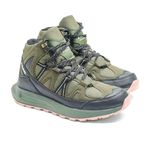 ASIAN Everest W-21 Women’s Trekking & Hiking Shoes | Durable Outdoor Footwear with Anti-Slip Outsole, Soft Cushion Comfort & Water-Resistant Upper | Ideal for Travel, Biking & Trails Olive Black