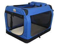 Go Pet Club AC20 20-Inch Soft Portable Pet Carrier, Blue