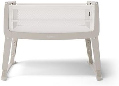 Snuz Pod Studio Next to Me - Lettino portatile e leggero con parete con cerniera, materasso traspirante 3D, 6 impostazioni di altezza e modalità di inclinazione confortevole, culla con ruote, ideale