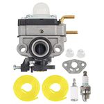 Carbbia 753-06258 Carburetor for Craftsman MTD 316.794011 Blower for Homelite UT33650 UT33650B for Cub Cadet CC148 Tiller for Ryobi RBC430SBSB Brush Cutter