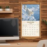 LANG Beyond The Woods 2025 13.4 x 24 Inch Monthly Deluxe Wall Calendar | Envelope |