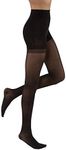 JOBST UltraSheer Waist High 15-20 mmHg Compression Stockings Pantyhose, Closed Toe, Small, Classic Black