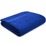 Towelogy® Premium Oversized Bath Sheets (100x180cm) 100% Egyptian Combed Cotton Quick Dry & Absorbent Extra Large Jumbo Bath Towels Hotel Quality (Royal Blue, 1)