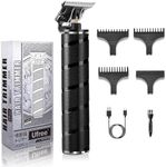 Ufree Hair & Beard Trimmer for Men, Cordless Hair Clippers Shavers for Men, Zero Gapped T Blade Liners Grooming Hair Cutting Kit, Gifts for Men(Black)