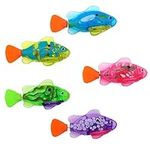 Escomdp Electric Fish Toys Electronic Animal Pets Baby & Toddler Bath Toy Bathtub, Fish Tank Kids Gift (5 Pack)