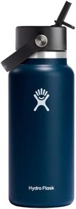 Hydro Flask Wide Flex Straw Cap Indigo 32 Oz