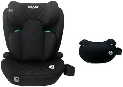 NANIA Siège auto enfant Sienna I-size 100-150 cm-Groupe 2/3- environ 4-12 ans -Rehausseur siège auto pour enfant avec Protection Latérale - Appui-tête Réglable- Porte gobelet