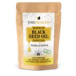 This Health - Black Seed Oil Vegetarian Capsules - 120 Cold Pressed Egyptian Oil Soft-Gel Capsules, Premium 1st pressed Nigella Sativa Oil 500mg Capsules
