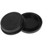 Camera Body and Rear Lens caps Compatible with PK K Mount DSLR Camera K10D K20D K100D K100D Super K110D K200D K-1 K-01 K-3 K-5 and Lens 35mm DA L F2.4 AL,FA 150-450mm f/4.5-5.6 DC AW