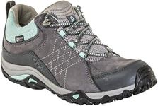 Oboz Women's Sapphire Low B-Dry Waterproof Hiking Shoe, Charcoal/Beach Glass, 10