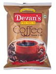 Devan's Premium Blend Coffee Beans Golden Color 50% Robusta and 50% Arabica Flavor (Medium Roast) - 500 Gm