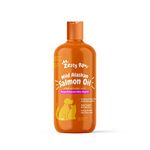 Zesty Paws Wild Alaskan Salmon Oil for Dogs & Cats - Liquid Fish Oil with Omega 3 Fatty Acids EPA and DHA for Pets - for Normal Skin Moisture, Sensitive Skin & Coat Health - 16oz