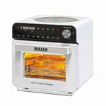 INALSA Air fryer,Oven,Steamer,Rotisserie,Convection|1700 W & 15 Ltr|9 Accessories|Air Fry,Roast,Grill,Steam Vegetables,Idli,Momos,Ferment,Sanitize|Self Clean Function|2 Yr Warranty(Aero Smart N Steam)