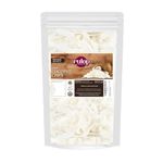 Rulop Raw Coconut Chips 1kg, Unsweetned 100% Coconut Flakes, Natural Dried Flaked Coconut, Non GMO & Vegan Friendly