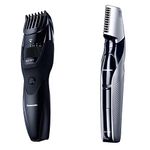 Panasonic ERGB42K Men's Precision Wet/Dry Beard and Hair Trimmer + ERGK60S Slim Line Body Groomer