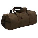 ROTHCO Canvas shoulder bag, Brown Earth, 61 x 30 cm