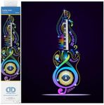 Diamond Dotz Guitar Icon Diamond Painting Kits for Adults - Diamond Art Kits a Relaxing Creative Craft Kit with Dotz Gems 12x30