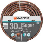 Gardena Premium Superflex Hose, 13 mm (1/2 inch), 30 m: Garden Hose with Power Grip Profile, 35 bar Burst Pressure, Highly Flexible, Keeps its Shape, Frost/UV Resistant (18096-20)