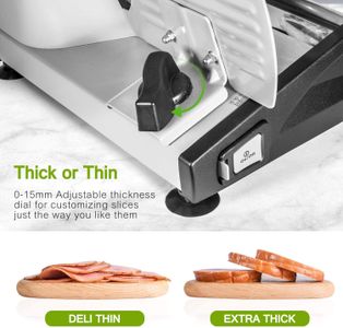 OSTBA Electric Deli Slicer – 19cm Stainless Steel Blade